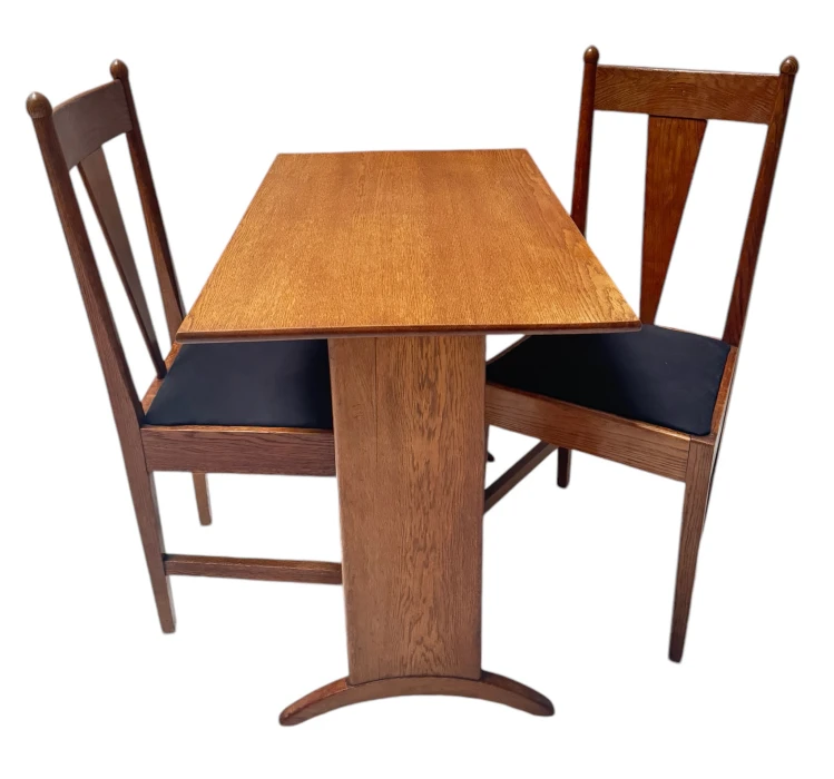 Willem Penaat Two Art Deco Amsterdamse School Chairs for Metz & Co. Amsterdam